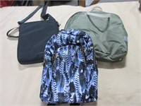 Roots bag, Tucano bag and nylon mini-backpack