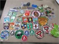 Vintage patches, pins and more