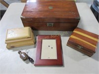 Wooden boxes and more