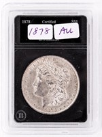 Coin 1878-P 7 TF Morgan Silver Dollar - Scarce