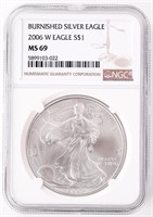 Coin 2006-W United States Silver Eagle NGC MS 69