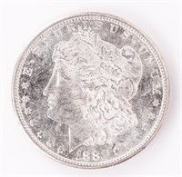 Coin 1881-S Morgan Silver Dollar In GEM BU - PL