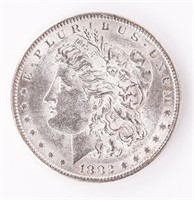 Coin 1882-P Morgan Silver Dollar In AU