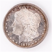 Coin 1879-S Reverse of 79 Morgan Silver Dollar- BU