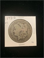 Morgan Dollar - 1893- O (VG)