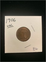 Indian Head Cent - 1906 (UNC)