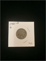 Buffalo Nickel - 1921-S (G)