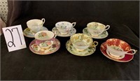 6 Paragon tea cups