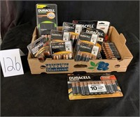 Assorted size batteries