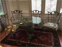 Glass Top Table & Chairs
