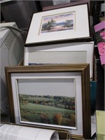 6 framed photo/ prints