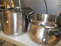 6 - stainless stockpots
