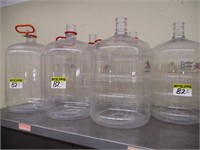 7- 23 litre plastic carboys