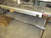 MKE 48" x 12" stainless counter top shelf