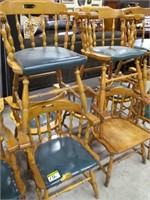 6- barrel back chairs -(Hilltop)
