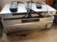 Sony receiver & CD/ DVD player