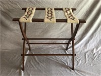 Collapsable Vintage Luggage Rack