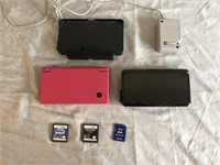 Two Nintendo DS Game Systems with Games