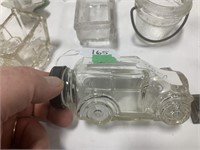 Vintage Galss Car Candy Container
