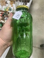 Vintage Green Water Bottle