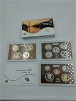 2015 US Mint proof set coins