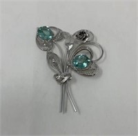 Vintage sterling silver brooch