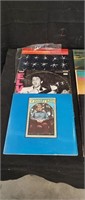 Box of LP records