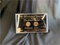 Westward Journey Peace Gold Metal