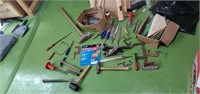 Assortment of Vintage Style Carpentry Tools