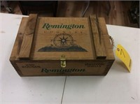 REMINGTON wood ammo box
