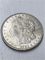 1921 Morgan silver dollar