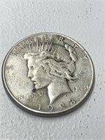 1923 peace silver dollar