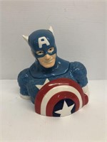 Captain America cookie jar