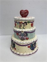 I love Lucy 50th anniversary cake cookie jar