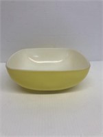 Yellow Pyrex bowl