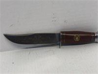 Franklin mint hunting knife 5 inch blade buffalo