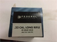 (500) Rnds. Of FEDERAL .22 LR (NEW)