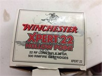 (500)+/- Rnds. Of WINCHESTER .22 LR
