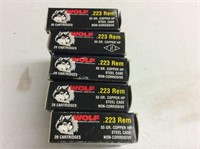 (100)+/- Rnds. Of .223 WOLF