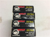 (80)+/- Rnds. Of .223 WOLF