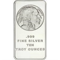 10 Ounce - Buffalo .999 Fine Silver Bar