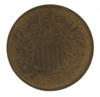1864 Copper 2 Cent Piece *Better