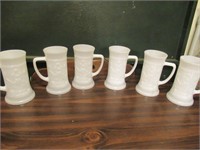 White Glass Decorative Mugs