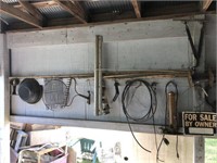 Group of tools on the wall