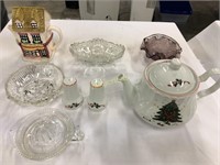 Tea Pot, Candy Dishes