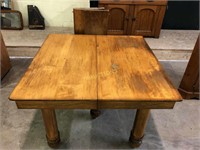 Table, 5 Leaves, on Casters, 42”Wx91”L(max)