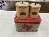 Bread box and canisters