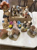 Figurines and village houses