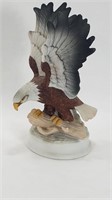 Painted Ceramic American Eagle Figurine