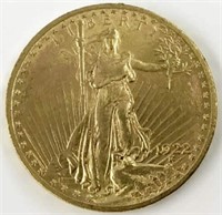 1922 St. Gaudens $20 Gold Coin.